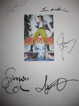 Ace Ventura When Nature Calls Signed Film Movie Screenplay Script X5 Aut... - £15.92 GBP