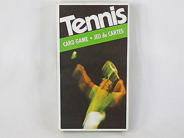 Tennis Card Game 1975 Parker Brothers 100% Complete Excellent Plus Bilin... - $12.26