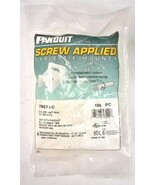 Panduit Screw Applied Cable Tie Mounts Natural Colored TM2S6-C 100 Pack - $24.11 CAD