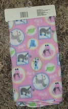 Angel of Mine 30 x 30 Fleece Baby Blanket Pink. Horses, Bunnies, Turtles, etc. - £7.82 GBP