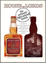 1950s House Of Lords Scotch Whiskey PRINT AD Authentic Light Natured Sco... - $121.83 MXN
