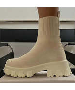 Women Boots Platform Boots For Autumn Winter Shoes Slip On - £25.57 GBP+