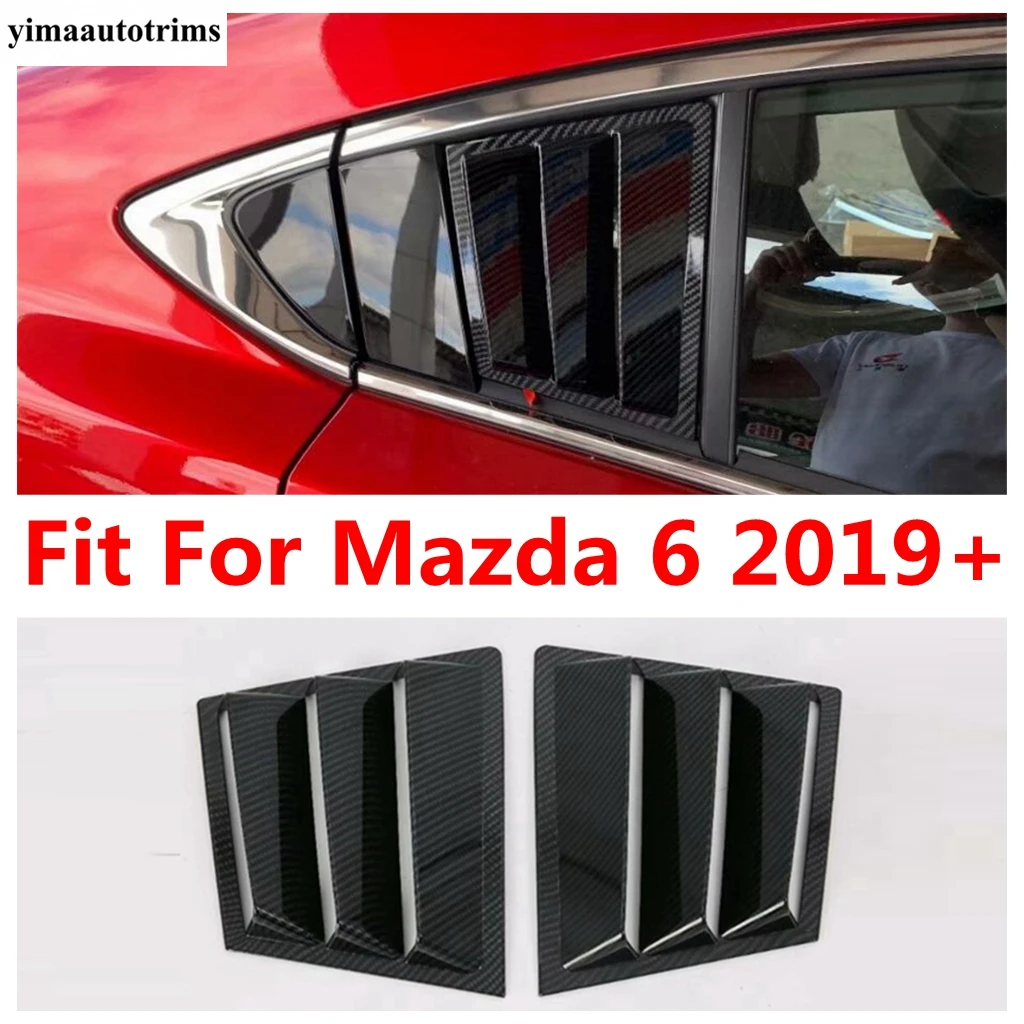 For Mazda 6 2019 2020 2021 Rear Windows Louver Shutters Blinds Side Vent Cover - £35.70 GBP