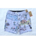 Vans X Kide Mens 32 Costal Village Artwork 17&quot; Beach Water Sports Board ... - $29.93