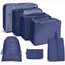 7/8/9 Piece Set Travel Storage Bags Home Foldable Toiletries Organizer For Cloth - £92.70 GBP