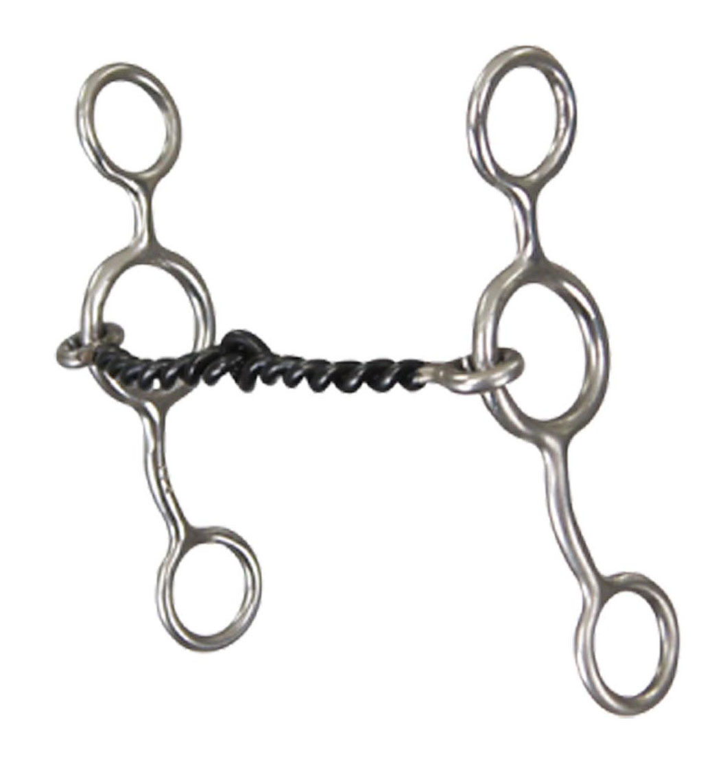 Horse  5&quot; Sweet Iron Twisted Wire Mouth Gag Bit 35629B - $29.69