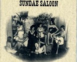 Sundae Saloon Menu Estes Park Colorado 1982 - $17.88