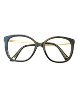 Anne Klein Eyeglasses Frames AK7079 001 BLACK Gold Cat Eye Full Rim 54-1... - $823.49 MXN