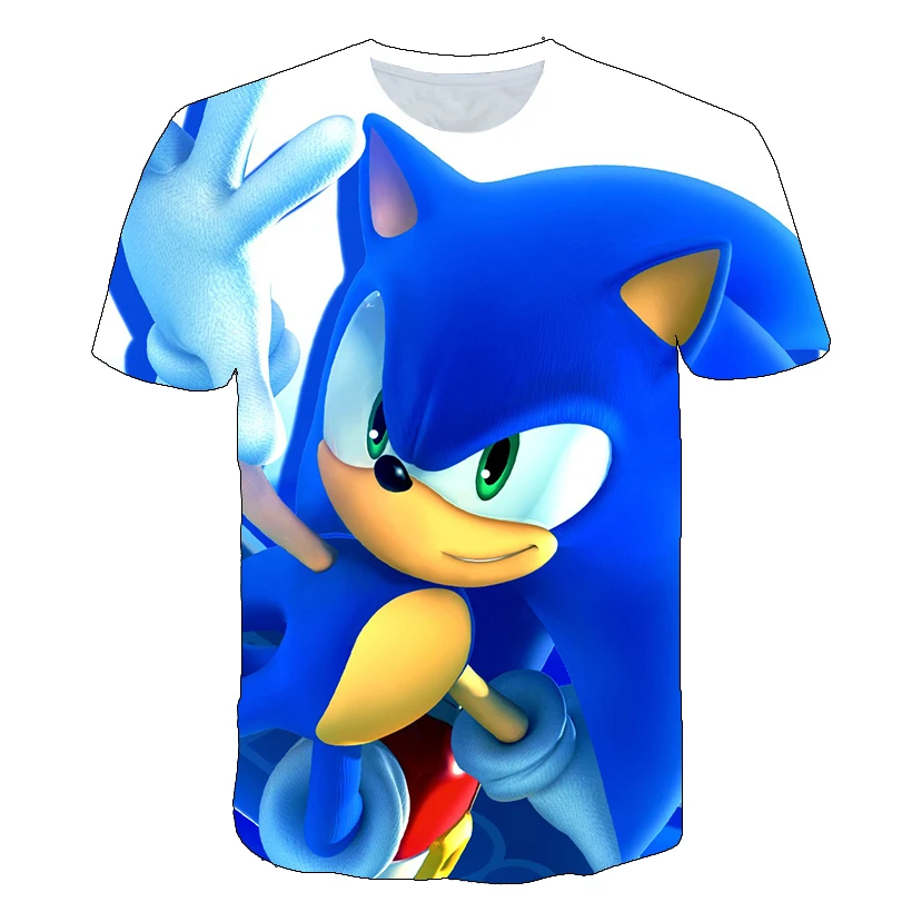Play 3D-print T-shirt The most styling Sonic tshirts of 2022, AliExpress&#39;s best- - £23.18 GBP
