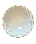 Lenox Butler&#39;s Pantry Embossed Beaded Rim &amp; Ribs Ivory White Round Servi... - $68.81 CAD