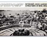 Peterson&#39;s Rock Gardens Bend Oregon OR Speed-o-Map U22 - £3.12 GBP