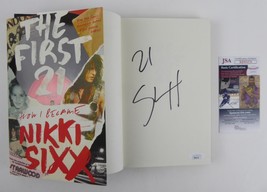 Nikki Sixx The First 21 Signed HC Book Motley Crue First Edition JSA COA - £126.60 GBP