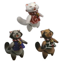 Lucky Tanuki Japanese Raccoon Dog Full Articulated Mini Figure Collection - £21.25 GBP+