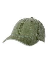 Time And Tru Women&#39;s Solid Washed Baseball Cap Hat Sea Green New - £8.20 GBP