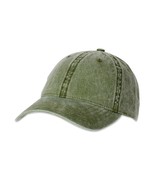 Time And Tru Women&#39;s Solid Washed Baseball Cap Hat Sea Green New - £8.09 GBP