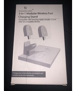 Wasserstein 3-in-1 Wireless Charging Station -Compatible With Samsung Or... - $37.01 CAD