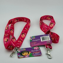 2-Qty Nickelodeon Dora the Explorer Lanyard 18” - New with tags - $183.10 MXN