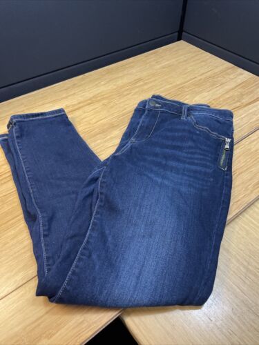 Primary image for NY&C The Boyfriend Slim Dark Wash Denim Blue Jeans Woman's Size 10 KG