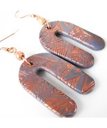 Random Etched Design Polymer Clay Earrings Casual Fashion Jewelry For women - $399.14 MXN