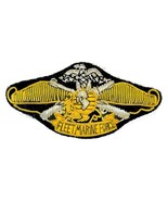 US NAVY FLEET MARINE FORCE FMF CHEST BADGE WING GOLD SILVER BULLION 3&quot; C... - €21,61 EUR
