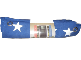 NEW Patriotic STARS &amp; STRIPES Canvas BANNER Blue &amp; White STARS 10 3/4&quot; X... - £15.47 GBP