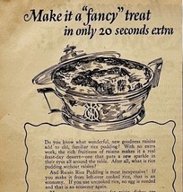 1925 Sun Maid Raisins California XL Advertisement 12.5 x 5.25 Food Ephemera - $21.98