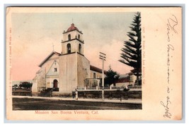 Mission San Buena Ventura California CA UDB Postcard U19 - £2.74 GBP