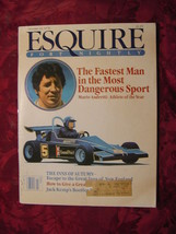 ESQUIRE October 24 1978 Jack Kemp Mario Andretti California Champagne - £5.20 GBP