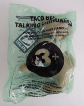 New Vtg Yo Quiero Taco Bell Dog Chihuahua Yeah Drop The Chalupa 6&quot; Plush Works - £6.09 GBP