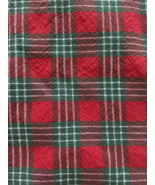Red Green Plaid Tablecloth Christmas Holiday Tartan Check Rectangle 74x5... - $923.83 MXN