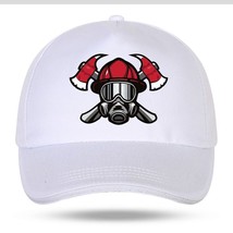 Women Men Hat Curved Hat Cotton For Rescue Fireman Department Suitable Baseball  - £22.76 GBP