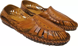 Mens Kolhapuri Leather handmade sandal BOHO HT31 Hippie chappal US size 7-12 - £34.24 GBP