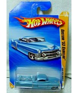 2009 New Models Hot Wheels 15/42 Blue Custom &#39;53 Cadillac Truck Lace Whe... - £7.18 GBP