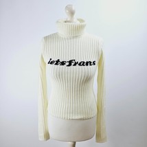 Urban Outfitters - NEW - iets frans... Logo Roll Neck Jumper - White - Small - £22.09 GBP