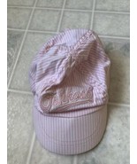 Classic Pink Stripe Vtg Embroidered OSHKOSH B&#39;GOSH 0-9 mth Elastic Baseb... - $27.10