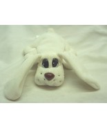 VINTAGE 1995 Pound Puppies WHITE LONG EARRED PUPPY DOG 6&quot; Plush STUFFED ... - $16.34