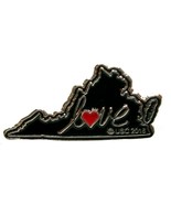 Virginia Love State Outline Hat Tac or Lapel Pin - £4.98 GBP