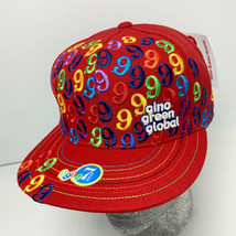 Gino Green Global Red | Multicolor 59FIFTY Hat NWT - £46.61 GBP