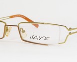 Occhiali Vintage JAY&#39;S Di TRENDS &amp; MORE 6322 GB Verde / Marrone UNICO 47... - $86.31