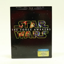 Star Wars: The Force Awakens Blu-ray DVD Digital HD 3-Discs W/ Slipcover 2016 - £6.20 GBP