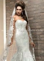 NWT Beautiful Maggie Sottero Wedding Gown Dress Charisse with Veil Size 4 Ivory - £553.16 GBP