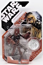 Star Wars 30th Anniversary Chewbacca Action Figure W/Coin - SW5 - £18.26 GBP