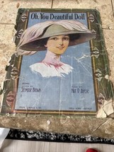 Vintage Sheet Music Oh You Beautiful Doll Brown &amp; Ayer - $9.46
