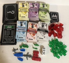 Monopoly Millionaire Board Game Replacement Pieces Not Complete - $12.86