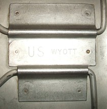 US Army stainless steel canteen cup &quot;butterfly&quot; handles, Wyott; no date ... - $25.00