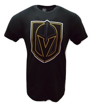 &#39;47 Vegas Golden Knights NHL Hockey NHL Jet Black Super Rival Men&#39;s T-Shirt - $24.95