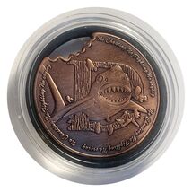 Lucky  &amp; Gift  Colored  Craft  “Funny Shark Token “40mm Big Coin #CL214 - €3,65 EUR