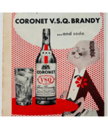 1944 Coronet VSQ Brandy Advertisement WW2 Era Liquor Distillery War Bond... - $28.11 CAD