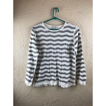 Joan Vass Sweater Black White Sequins Lightweight Knit Pullover Womens S... - $408.81 MXN