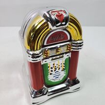 Vintage Coca Cola Jukebox Salt Pepper Stacking Shakers 5x3x3 Inch - $14.50